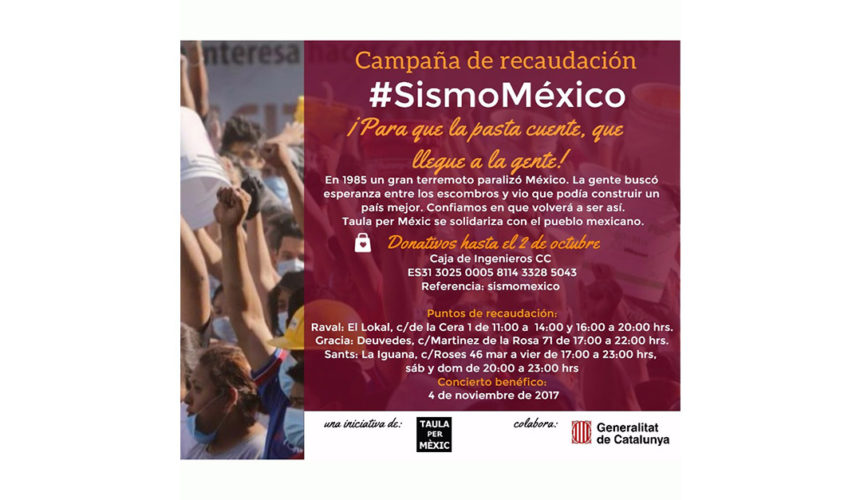 Emergencia por terremotos en México