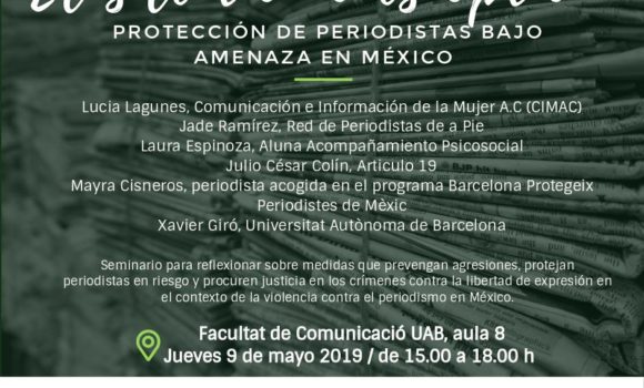 Jornada Protección de Periodistas en México 2019 Jornada Protección de Periodistas en México 2019