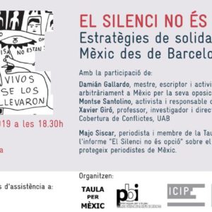 Presentació llibre “El Silenci no és opció”