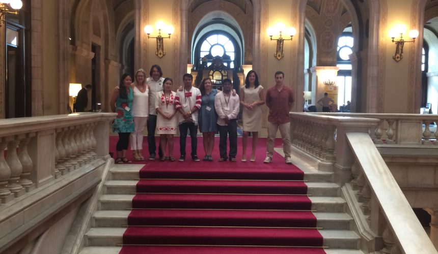 Comitiva mexicana de defensores de los pueblos indígenas