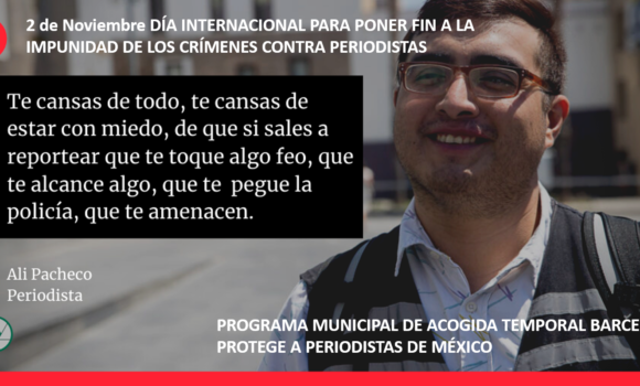 COMUNICAT DIA INTERNACIONAL PER A POSAR FI A la IMPUNITAT DELS CRIMS CONTRA PERIODISTES 2020 COMUNICAT DIA INTERNACIONAL PER A POSAR FI A la IMPUNITAT DELS CRIMS CONTRA PERIODISTES 2020
