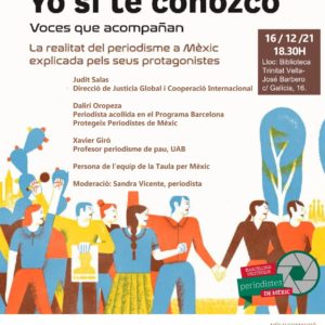 Presentación del libro Yo sí te conozco. Las voces que acompañan.