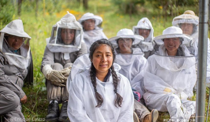 Lilia Prado, defensora de la tierra en Catalunya Lilia Prado, defensora de la tierra en Catalunya