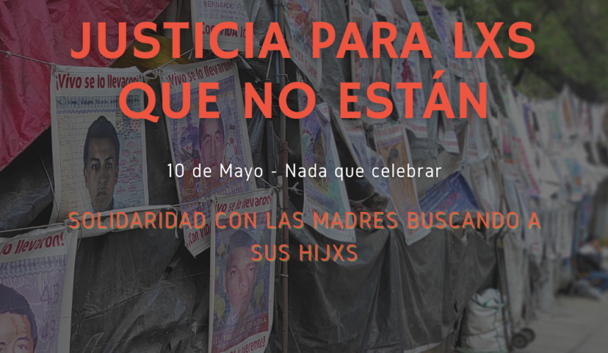 Apoyo a la XI Marcha por la Dignidad