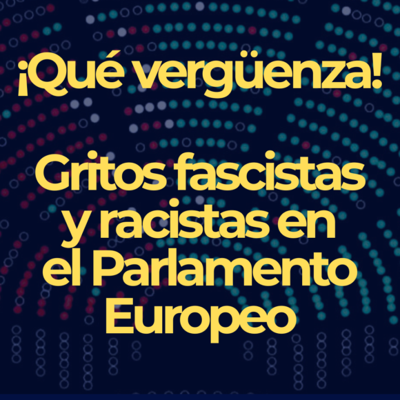 Gritos fascistas y racistas en el Parlamento Europeo Gritos fascistas y racistas en el Parlamento Europeo