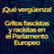 Gritos fascistas y racistas en el Parlamento Europeo